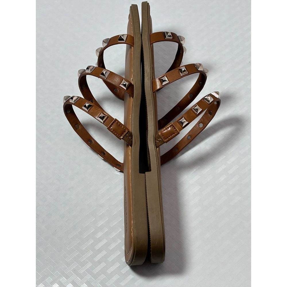 Pierre Dumas Studded Sandal in New Tan~Size 8 - Picture 4 of 13